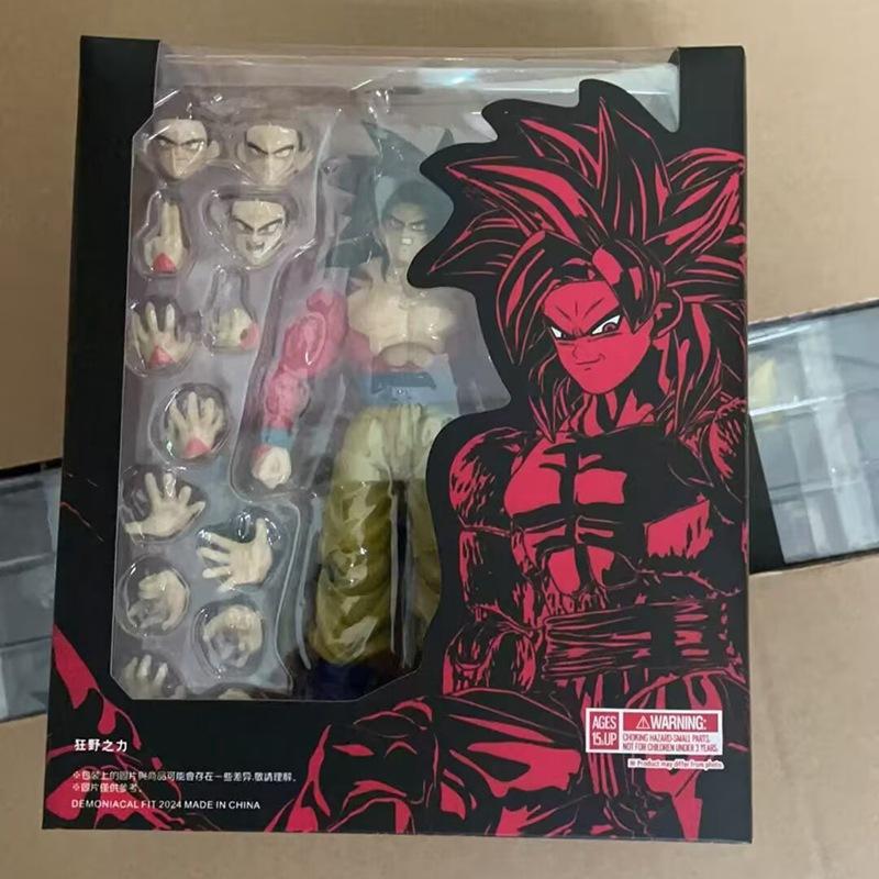 

Dragon Ball Супер Сайян Гоку GT Версия Хроно-рейнджера Артикулированная Фигурка Дикой Силы в Коробке Для Коллекционеров Фанатов Аниме 4 Круглые Сенсорные Сжатия