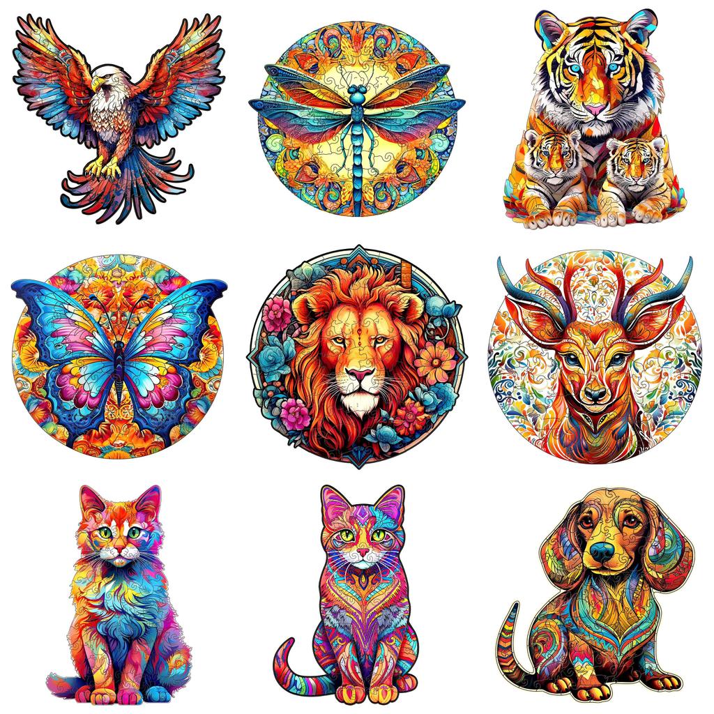 Wooden Friendly Eco Bird Puzzle With Diy Design For Children Enthusiasts Toys