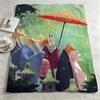 Anime NNatsumes Book of Friendss Throw Warm Soft Flannel Blanket Multiuse for Sofa Bed Camping Travel Nap