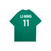 Li Ning Paris Fashion Week Bedrucktes Lockeres Sport Kurzarm T-Shirt Herren Oberteile Grün AHSQ277-2