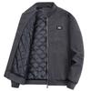 Mens Corduroy Winter Jacket Thick Warm Short Workwear Style Casual Outerwear Youth