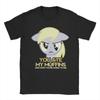 Koszulka Derpy Muffins Hooves dla Mężczyzn Kobiet Czysta Bawełna Zabawne Koszulki Okrągły Dekolt Kucyki przyjaźń to magia Ubrania Oryginalne