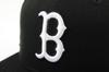 New Era MLB Snapback Cap 9FIFTY BLACK WHITE American League Boston Red Sox &