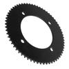 T8F 64T Rear Sprocket Steel 4 Hole 90mm Rear Wheel Drive Chain Sprocket for DIY ATVs Bikes Karts
