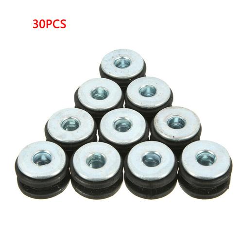30Pcs Motorcycle Rubber Grommets Bolt For Honda Yamaha Suzuki Kawasaki Fairing