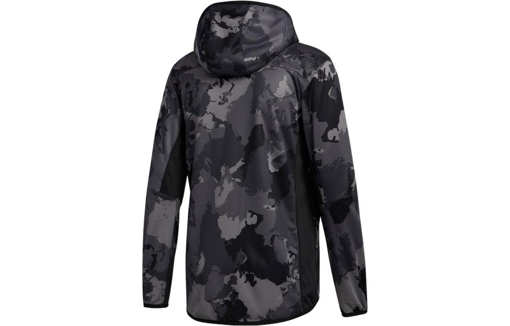 Men's Jacket Adidas Con Camo Hoodie Jacket Men's Gray