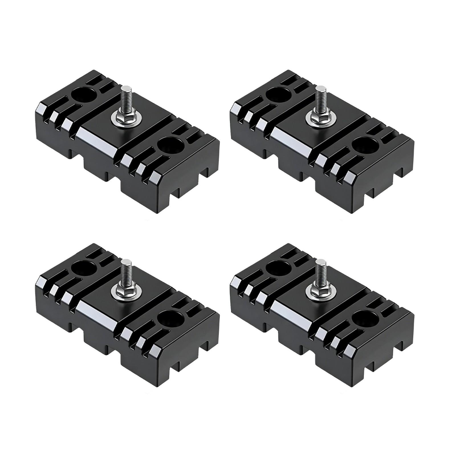 4Pcs Rubber Air Conditioning Rubber Mount Raised Base Shock Pads Anti Vibration Pad Damper Cushion Vibration Damping Pad