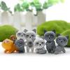 Modish 6pcs Set Kawaii Zakka Cute Unhappy Cat Doll Adorable Mini Cartoon Figures