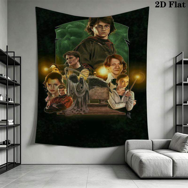 Harry Potter Chamber Secrets Bedding 1 Duvet Cover 2 Pillowcase Without Core Soft And Comfortable Duvet Cover And Pillowcase Bedding Set