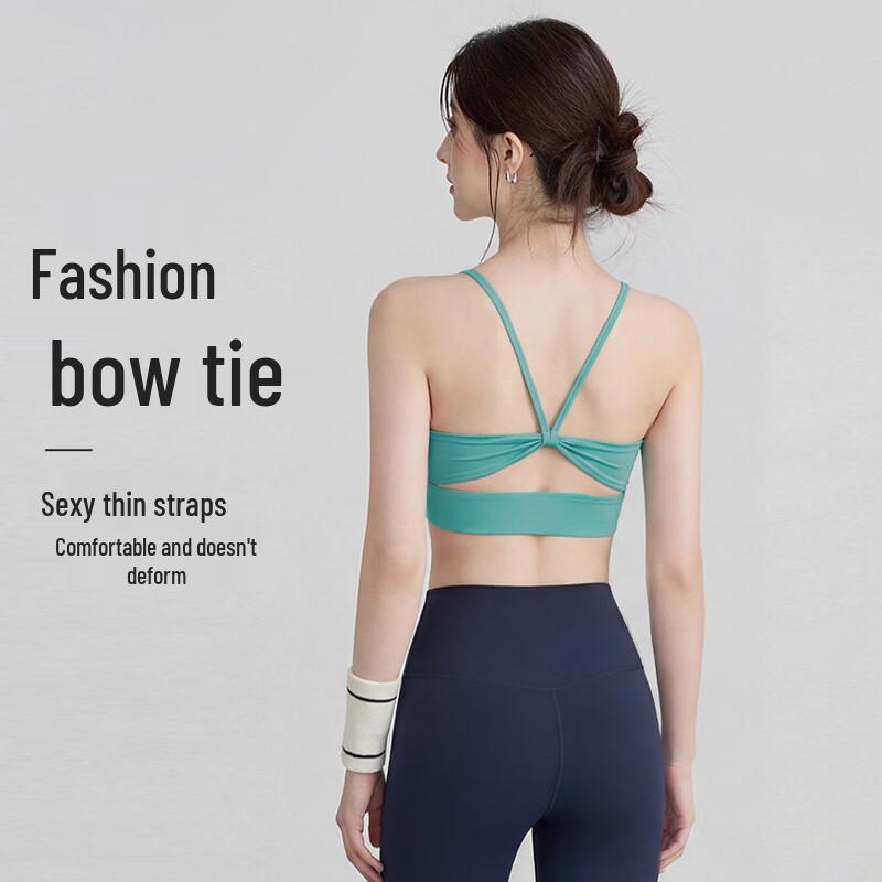

Youyou Women s Bare-Feel Pilates Sports Bra M