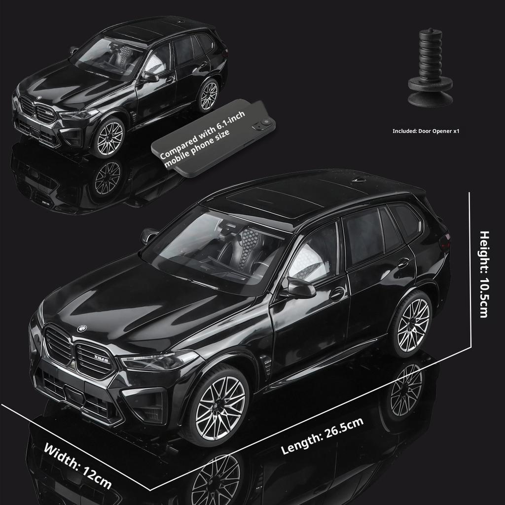 BMW X5m Car Model Simulation Alloy Die-cast Car Model 1:18 Off-road Vehicle Boy Toy Car Collection Ornament Gift