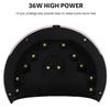 36W Intelligent Timing UV Gel Lamp Nail Curing Machine Nail Polish Dryer Manicure Tool