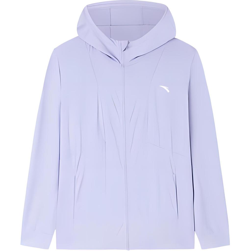 Anta Knitted Sports Ice Skin Sunscreen Clothing Women tops Candy-Purple 162427712-2