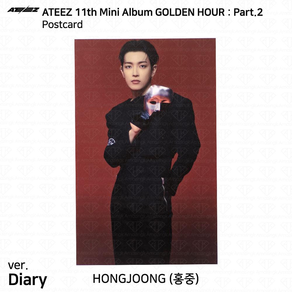 ATEEZ Cel de-al 11-lea Mini Album Ora de Aur Pt.2 Pentru Jurnal pentru Ver Photocard Carte poștală