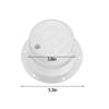 Camper Plumbing Vent Cap Easy Installation White Sewer Vent Replacement Covers for RV Motorhome Trailer Roof