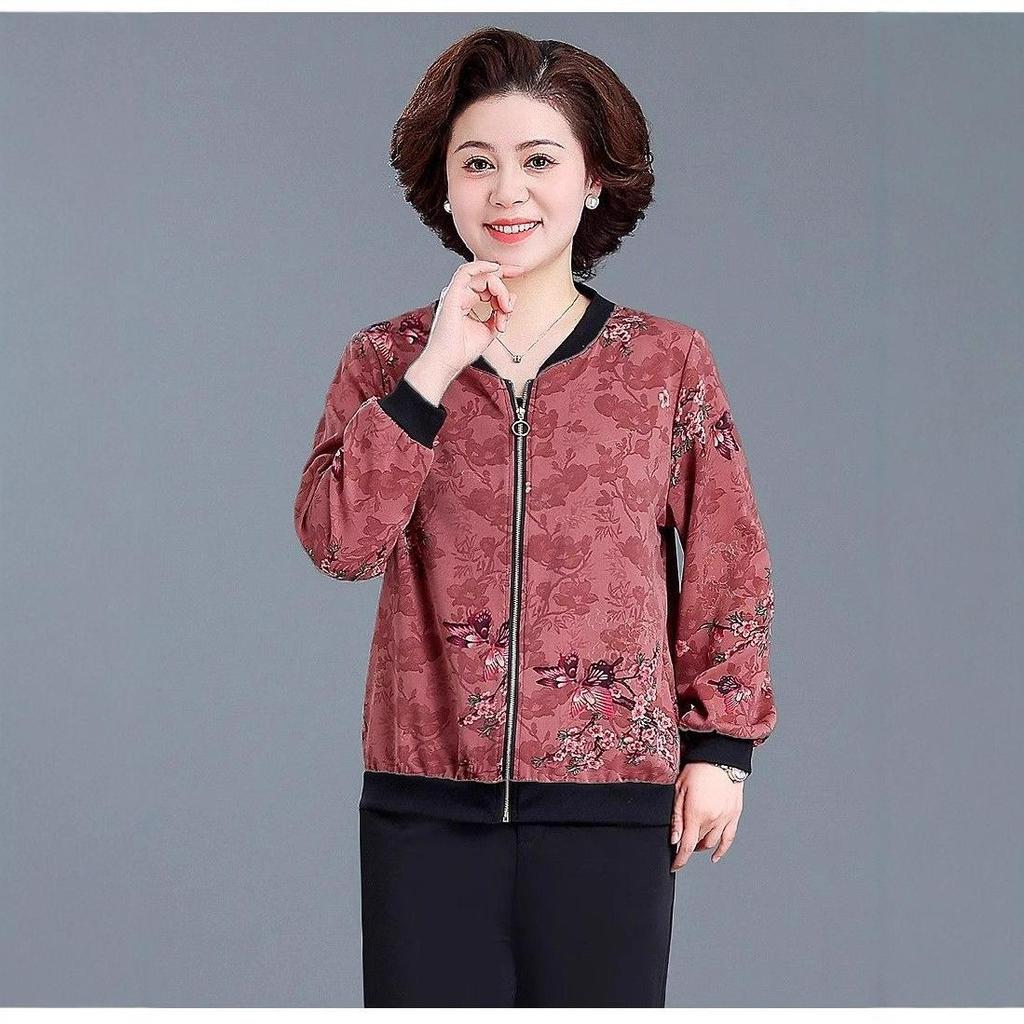 Breathable Summer 2025 Fashionable Cardigan for Middle-aged & Elderly Moms - Stylish, Thin, Casual Jacket