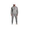 Under Armour Rival Fleece Hoodie With Brand Logo Print Men Hoodies Gray 1379757-025
