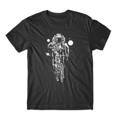 Astronaut Bicycle T Shirt 100 Cotton Premium New Vintage Homme Designer Clothes Versatile Top For Everyday Wear Graphic
