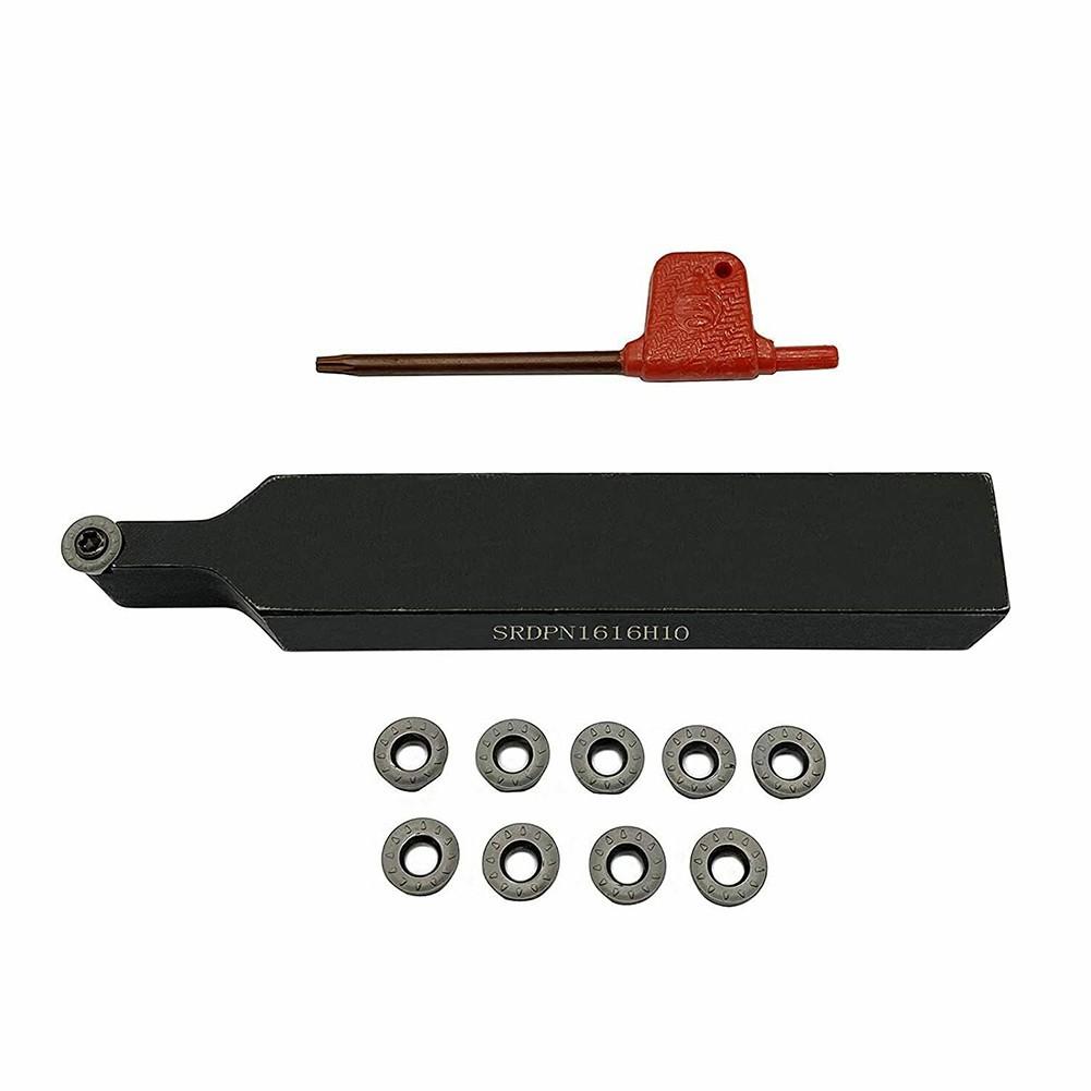 Lathe Turning Holder SRDPN 1616H10 + R5 RPMT10T3MOE-JS LF6018 CNC Carbide Insert