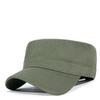 Pure Cotton Flat Top Hat Dad Casual Sun Cap Lady Army Military Hats Men Big Size Baseball Caps 55-60cm 60-65cm