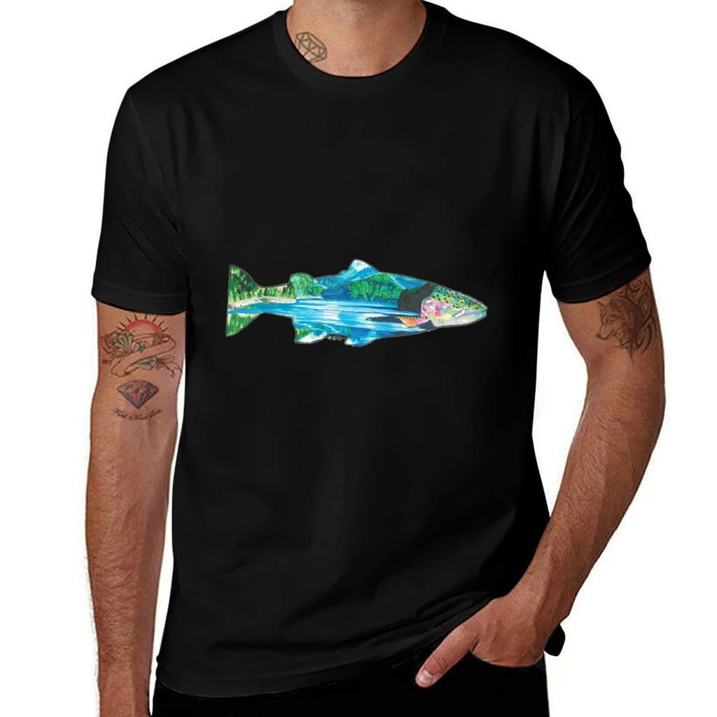 Trout Lake Tshirt Uv Protection Outdoor Tee Shirt