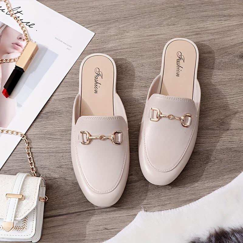 Outer Wear Casual Fashion Sandal Slipper Lazy Shoes Baotou Half Slippers Female