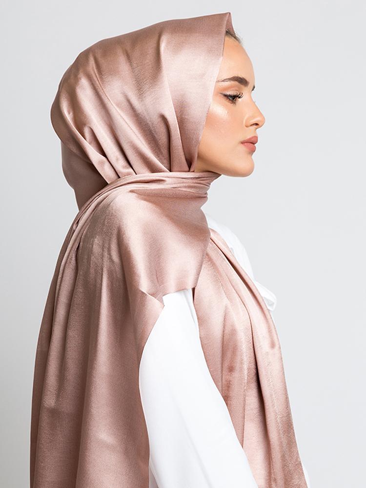 Silk Satin Hijab Scarf Muslim Women Veil Headwraps Shawls Islam Silk Headscarf Muslim Fashion Islam Clothing Ramadan