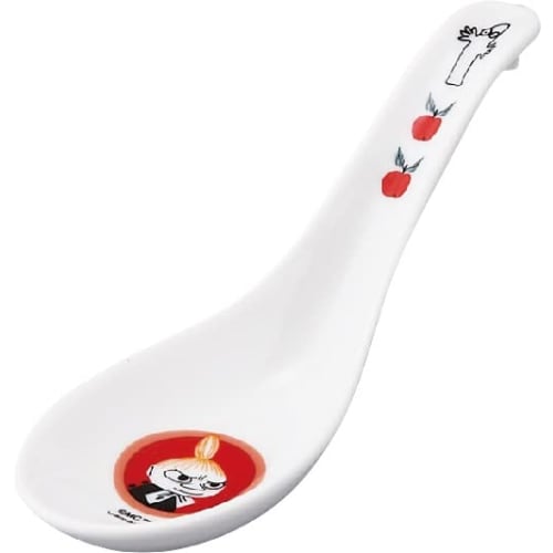 Yamaka Shoten MOOMIN Ceramic Spoon, 14cm, Microwave Safe, Little My, Moomin Merchandise, Nordic Style, Mother's Day Gift, Tableware, Gift, Wedding Gif