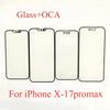 5pcs Grade A+ Front Screen Outer Glass With OCA For iPhone X XS MAX XR 11 Pro Max 12mini 12 Pro max 13 14 Plus 15 Phone Repair