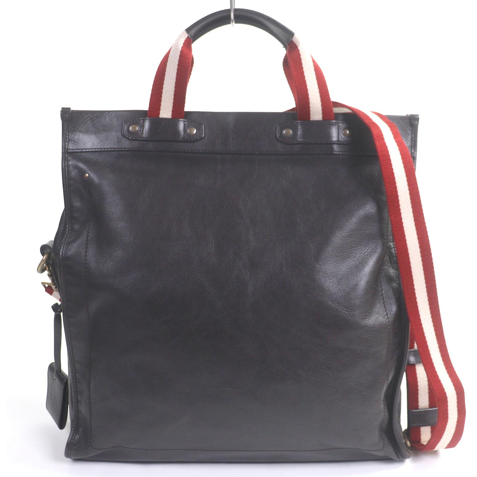 Отличная сумка BALLY через плечо TOLEN GYHI 2WAY Большая сумка-тоут Коричневая кожа мужская Б/у
