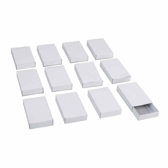 Boîtes d'allumettes - RAYHER - Grandes - 11x6,5x2cm - Sachet de 12 pièces - Mixte