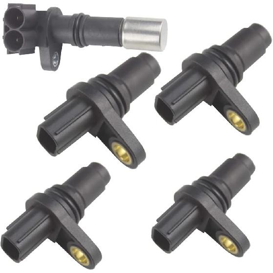 5pcs Crankshaft + Camshaft Position Sensor Kits for 2007-2018 Lexus ES350; 2007-2008 2011-2013 Lexus RX350; 2009 2012-2013 Toyota Venza 3.5L