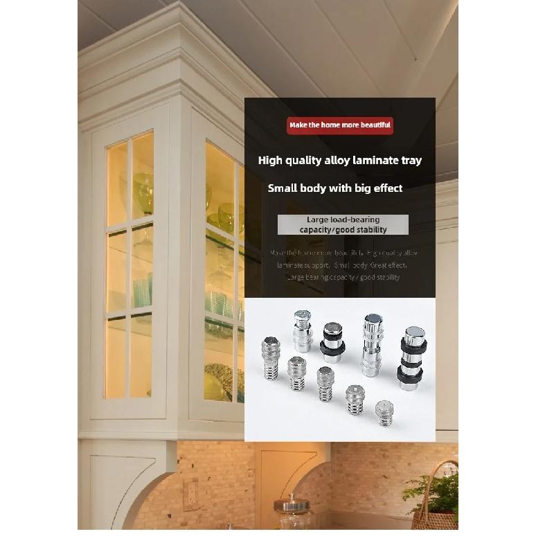 4/8PCS Wardrobe Shelf Studs Pegs Metal Shelves Bracket Wine Cabinet Glass Plate Fixed Holder Furniture Hardware Accessories