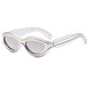 2024 High-End Tortoiseshell Cat-Eye Sunglasses for Women - Small Frame with UV Protection and Gradient Lenses