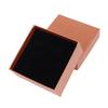5Pcs 7X7Cm Cardboard Jewelry Packaging Box Necklace Earring Bracelet Box Paper Gift Storage Case With Black Sponge