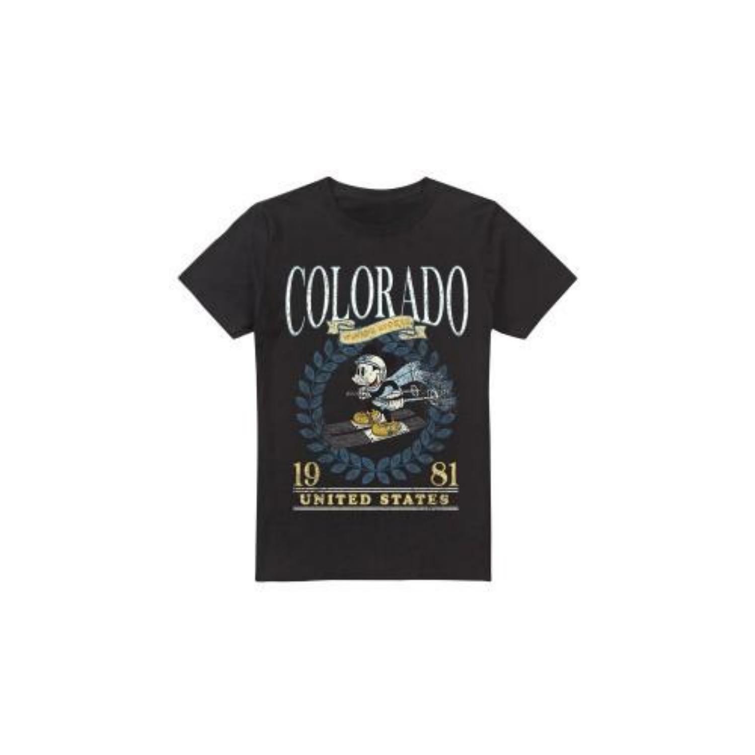 Disney Mens Colorado Ski Mickey Mouse T-Shirt XXXXL
