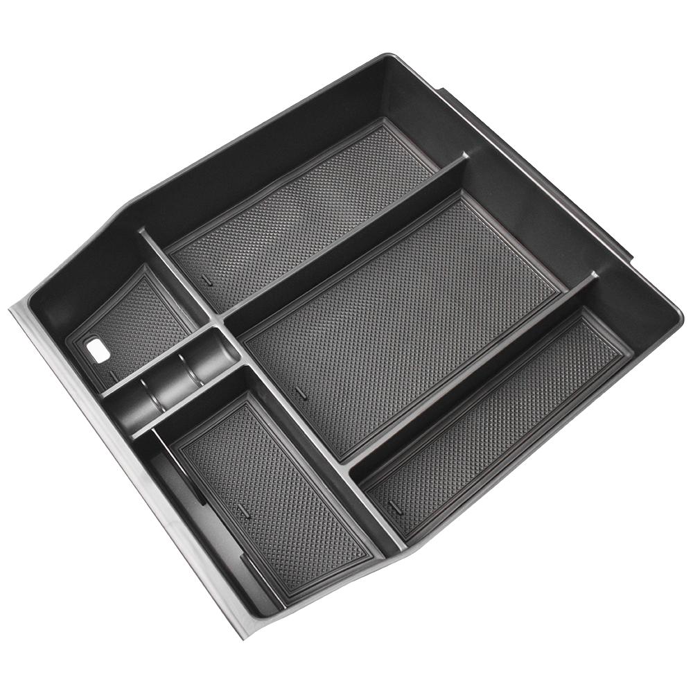 For Ford F150 2025 2025 2025 2025 Center Console Tray Organizer Armrest Box Storage Car Secondary Storage Box ABS Accessories