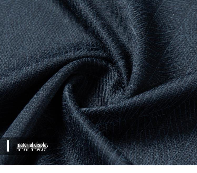 Autumn Seamless High-Elastic Men's Non-Iron Wrinkle-Resistant Long Sleeve Business Shirt