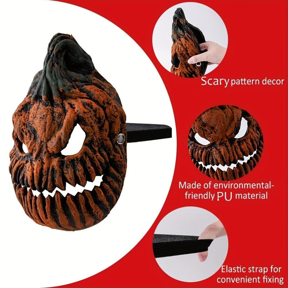 Halloween Pumpkin Head Lampshade Mask Scary Pumpkin Mask COS Props Ghost Face Prom Carnival Playing Masks Halloween Decoration