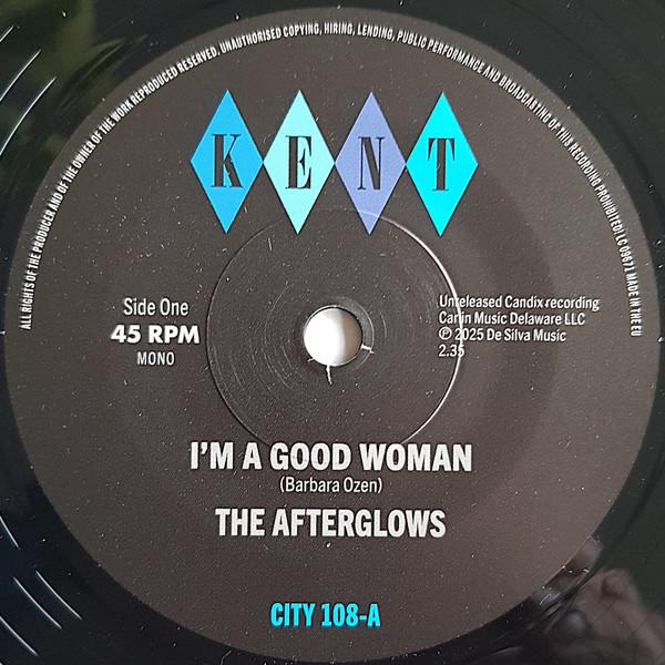 

7-дюймовая пластинка AFTERGLOWS - I m A Good Woman / Open The Door To CITY108 KENT SELECT 2025 UK Soul/Funk