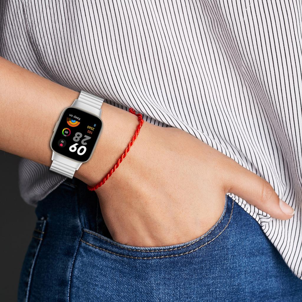 For Xiaomi Redmi Watch 3/Mi Watch Lite 3 Smart Watch Wrist Strap 20mm Stainless Steel Watchband