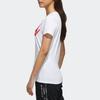 Adidas Neo Sport Round Neck Straight T-Shirt Women Tops White EA0328