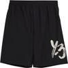 Letter Logo Sports Casual Straight Leg Shorts Unisex Shorts Black IL1788
