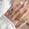 Creative Amber Open Finger Rings Natural Opening Rings Fashion Finger Rings  Women