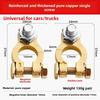 General Motors Brass Power Knob Switch Battery Terminal, Clip Adapter, Power-off Leak-proof