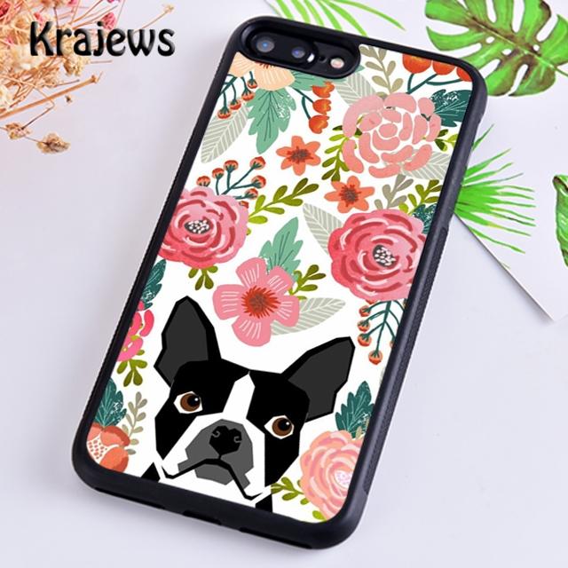 Krajews Niedliche Boxer-Hundewelpen-TPU-Telefonhülle für iPhone 14 5 6s 7 8 plus X XR XS 11 12 13 pro max Samsung S21 S22ultra Plus