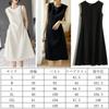 Sleeveless Crew Neck Skirt Solid Slimming Elegant Long Perfect for Office and and Winter [SDSXZWG] Women's Dress, Color, Simple, Dress, Casual, Skirt,