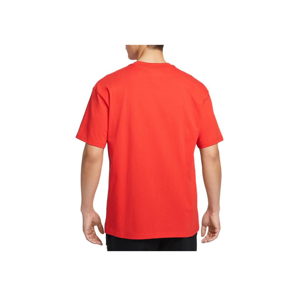 Nike Max90 SS25 Kobe Locker Einfaches Bequemes Kurzarm-T-Shirt Herren Tops Challenge-Rot HJ3423600