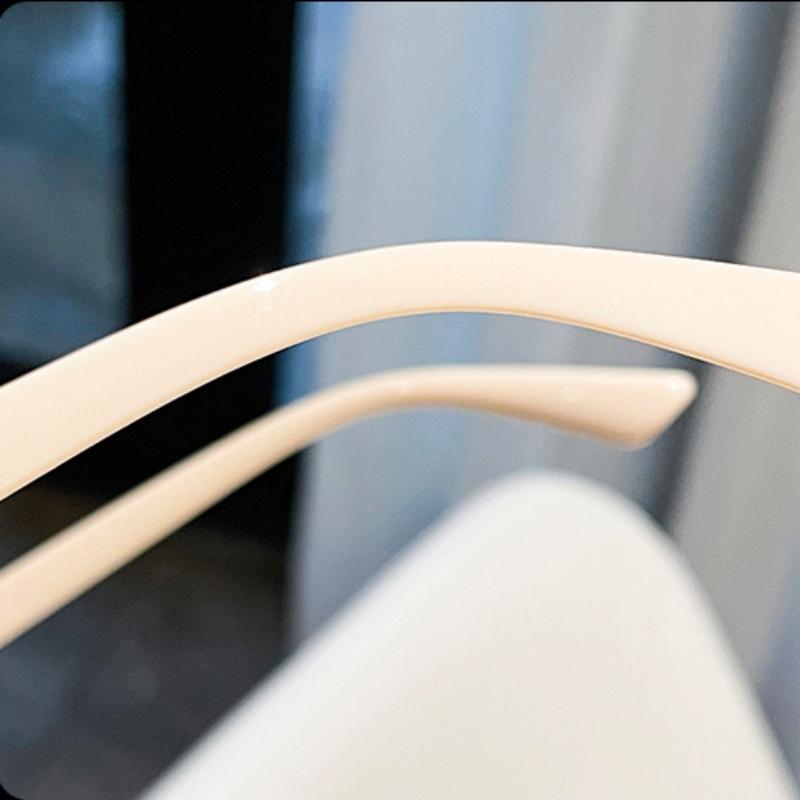 Modische quadratische Retro-Sonnenbrille für Damen, rahmenlose Sonnenbrille mit Farbverlauf, übergroße rahmenlose Sonnenbrille für Damen, geeignet zum Autofahren, UV400