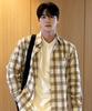 MINDBRIDGE Check Oversized Shirt
